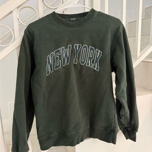 John Galt Forest Green Nee York Sweater